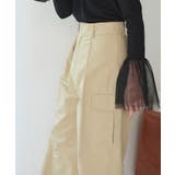 タックカーゴパンツ ボトムス レディース | titivate | 詳細画像3 