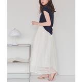 メッシュフレアスカート | titivate | 詳細画像9 