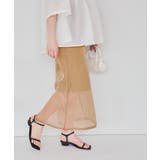 オーガンジーIラインシアースカート | titivate | 詳細画像9 