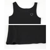 くり抜きハート刺繍タンクトップ | titivate | 詳細画像2 