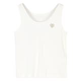 くり抜きハート刺繍タンクトップ | titivate | 詳細画像5 