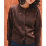 アルパカタッチフラワー刺繍カーディガン | titivate | 詳細画像13 