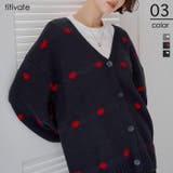 ハートニットカーディガン | titivate | 詳細画像1 