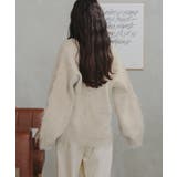 ブークレシャギーVネックカーディガン | titivate | 詳細画像24 