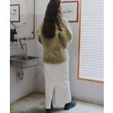 ブークレシャギーVネックカーディガン | titivate | 詳細画像2 