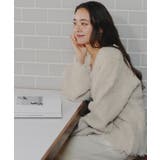 ブークレシャギーVネックカーディガン | titivate | 詳細画像8 