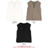 深Vネックスウェットベスト | titivate | 詳細画像7 