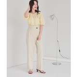 ラップ風デザインハイウエストパンツ | titivate | 詳細画像3