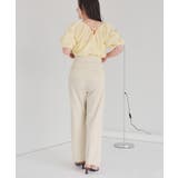 ラップ風デザインハイウエストパンツ | titivate | 詳細画像4