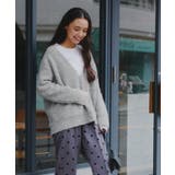 深Vネックボリュームスリーブニット | titivate | 詳細画像20 