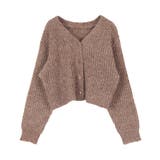 Vネックショートニットカーディガン | titivate | 詳細画像6 