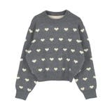 ハート柄ニットプルオーバー | titivate | 詳細画像6 