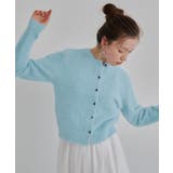 クルーネックミニシャギーニットカーディガン | titivate | 詳細画像34 