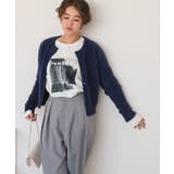 クルーネックミニシャギーニットカーディガン | titivate | 詳細画像15 