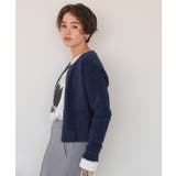 クルーネックミニシャギーニットカーディガン | titivate | 詳細画像16 