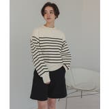 スウェットライククルーネックニット | titivate | 詳細画像28 