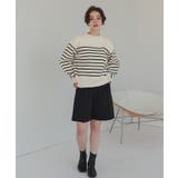 スウェットライククルーネックニット | titivate | 詳細画像8 