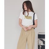 箔プリントコンパクトTシャツ | titivate | 詳細画像29 