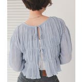 前後2wayリボンシャーリングショートカーディガン | titivate | 詳細画像23 