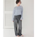 前後2wayリボンシャーリングショートカーディガン | titivate | 詳細画像24 