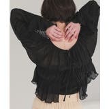 前後2wayリボンシャーリングショートカーディガン | titivate | 詳細画像27 