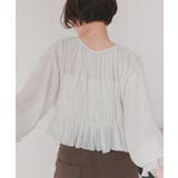 前後2wayリボンシャーリングショートカーディガン | titivate | 詳細画像4 