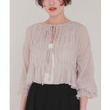 前後2wayリボンシャーリングショートカーディガン | titivate | 詳細画像5 