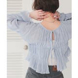 前後2wayリボンシャーリングショートカーディガン | titivate | 詳細画像8 