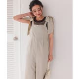 ライトエステル肩リボンサロペット | titivate | 詳細画像4 