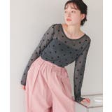 シアーフラワーフロッキートップス | titivate | 詳細画像17 