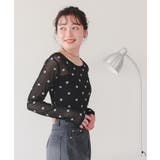 シアーフラワーフロッキートップス | titivate | 詳細画像23 