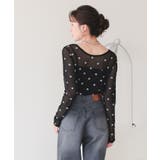 シアーフラワーフロッキートップス | titivate | 詳細画像24 