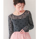 シアーフラワーフロッキートップス | titivate | 詳細画像6 