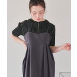 プリーツメロー配色トップス | titivate | 詳細画像20 