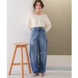 カーブラインデニムパンツ | titivate | 詳細画像2 