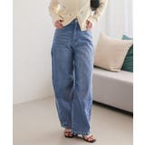 カーブラインデニムパンツ | titivate | 詳細画像5 