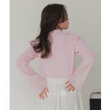 麻タッチ袖シアーハイゲージニット | titivate | 詳細画像27 