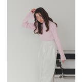 麻タッチ袖シアーハイゲージニット | titivate | 詳細画像28 