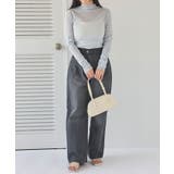 袖コード刺繍ハイネックプルオーバー | titivate | 詳細画像21