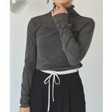 袖コード刺繍ハイネックプルオーバー | titivate | 詳細画像25