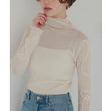 袖コード刺繍ハイネックプルオーバー | titivate | 詳細画像2