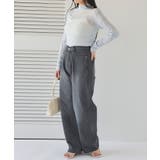 袖コード刺繍ハイネックプルオーバー | titivate | 詳細画像7