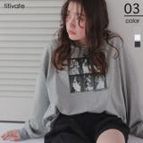 ドッグフォトプリントビッグロングTシャツ | titivate | 詳細画像1