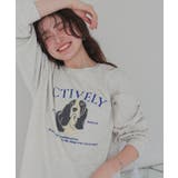 ドッグ刺繍ビッグロングTシャツ | titivate | 詳細画像12
