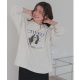 ドッグ刺繍ビッグロングTシャツ | titivate | 詳細画像16