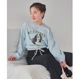 ドッグ刺繍ビッグロングTシャツ | titivate | 詳細画像23