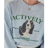 ドッグ刺繍ビッグロングTシャツ | titivate | 詳細画像26