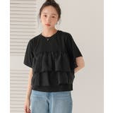 オーガンジーフリルドッキングTシャツ | titivate | 詳細画像16 