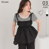 ギャザーチュニックベアキャミソール | titivate | 詳細画像1 