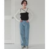 アシメレイヤードキャミソールセットトップス | titivate | 詳細画像3